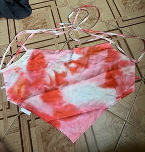 Tie-Dye Halter Top