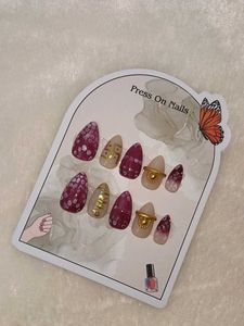 Navratri bandhni Press On Nails