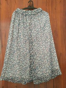 Bohemian Floral Print Maxi Skirt
