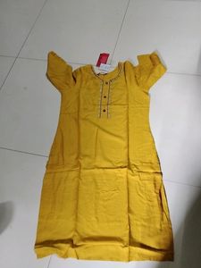 Aviraa Turmeric Yellow Kurti