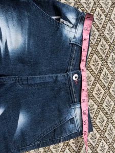 kid's Graphic Print Denim Jeans