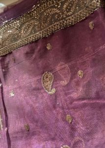 Shimmering Purple Ethnic Blouse