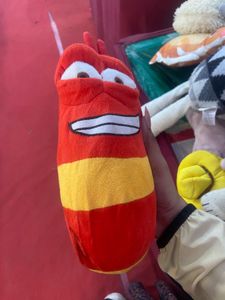 Red &amp; Yellow Larva Plush Toy