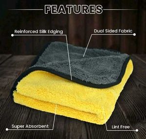 Microfiber Cleaning Cloth 400 GSM  Pack Of 8