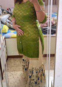 Short kurti garara set