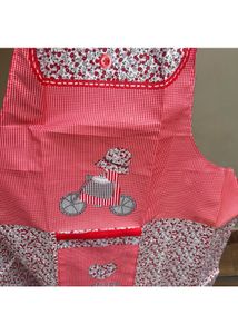 Set of Kids Apron and Silicone Heart 💜 Tray
