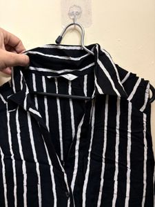 Stylish Striped Sleeveless Dress