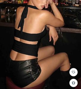 Sexy Black Halter Top