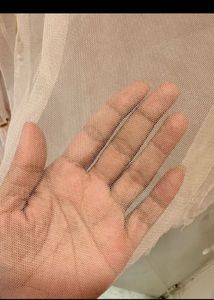 Sheer Pink Blouse with Bow Detail
