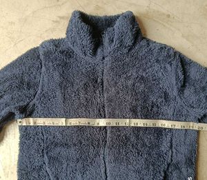 Brand is DIKIES Cozy Navy Blue Fleece Jacket OG