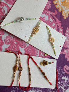 Set of 5 Designer Rakhis