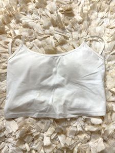 Comfortable White Camisole Top