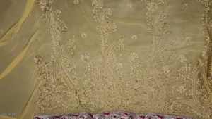 Red Embroidered Saree