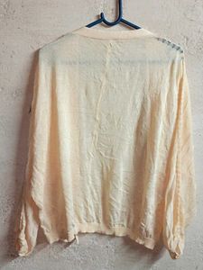 Women's Oversized Winter Fashion Shrug Cream