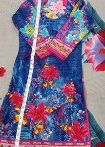 Women Kurti Salwar With Dupatta Set