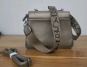 Charles &amp; Keith Metallic Crossbody Bag