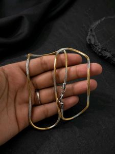 Two-Tone Chain Necklace