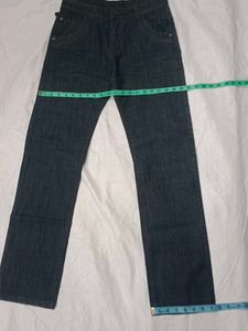 Men's Dark Blue Denim Jeans