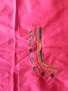Aari Embroidery Worked Blouse For Women's