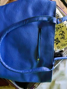 Blue 'Paris' Handbag