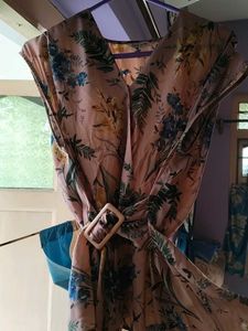 Floral Print Wrap tol