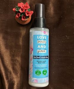 love beauty & planet bounce back hair reset mist