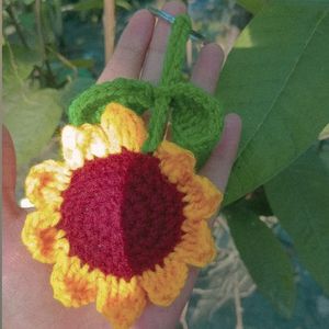 Combo Of One Bag And Sunflower 🌻 Keychain