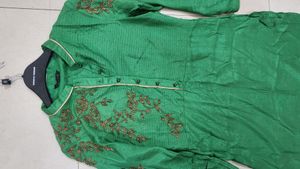 Festivities By Wishful W, Green Kurta