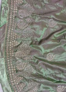 Yellow and Green Rajputi Dress