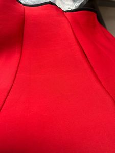 Vibrant Red Flared Skirt