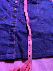 Blue Denim Skirt