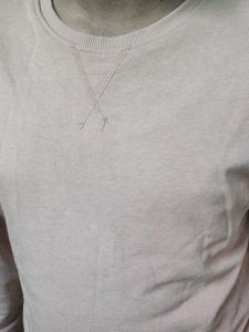 zudio branded Comfortable Pink Crew Neck Sweatshir