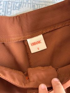 Stylish Brown Wide-Leg Trousers