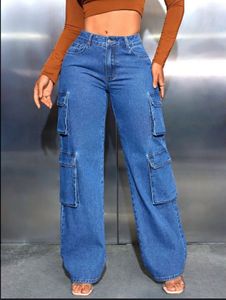 Cargo Wide Leg Jeans