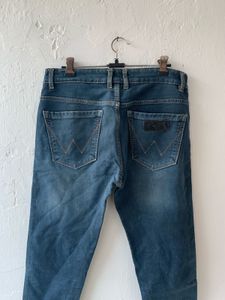 wrangler Blue Denim Jeans