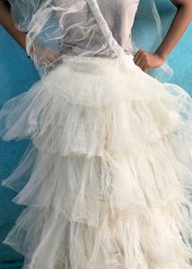Full White Colour Lehnga Choli Duptta