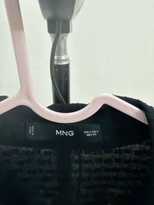 Chic Sheer Black Dot Blouse