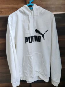 Puma White Hoodie