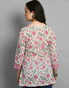 Floral Print Kurta