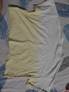 Yellow Gradient Floral T-Shirt