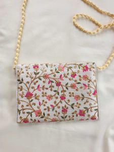 Cream Crossbody Bag
