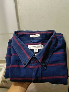 U.S. Polo Assn. Men's Striped Button-Down Shirt