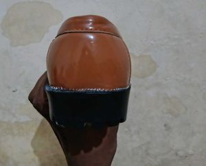 Brown Lug Sole Loafers