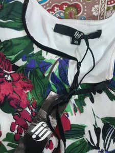 Floral Knee length A-line dress