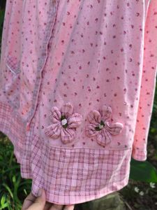 Cute Pink Floral Nightgown