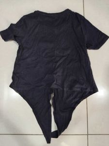 Mango Crop Top With A Knot