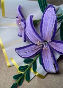 Handmade Purple Flower Bouquet