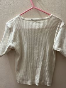 Studio M Butterfly Ribbed Tee