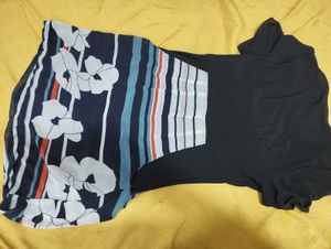 Stylish Striped Floral Top