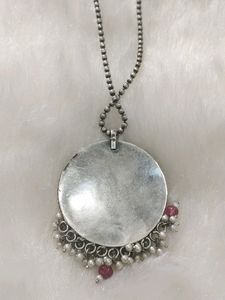 Hand-painted Pendant And Chain